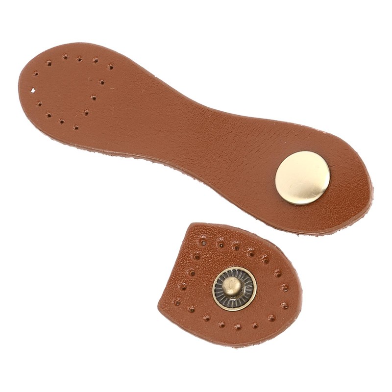 5 Set Leather Snap Buckles Soft Wearable DIY Sewing Leather