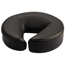 Master Massage Universal Ergonomic Face Cushion Pillow for Massage Table - Black