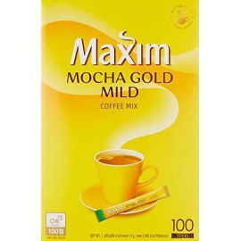 Maxim Mocha Gold Instant Coffee 42.32 Ounce Gourmet Coffee Mix Product of Korea