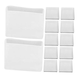 Cabilock Silicone Trouser Hanger Anti-Slip Covers 50pcs Non Slip Hanger Grips for Pants Clothing Rack Pads Protective Sheets