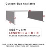Waterproof Pergola Cover - Replacement Canopy Polyester Cover for 10x10