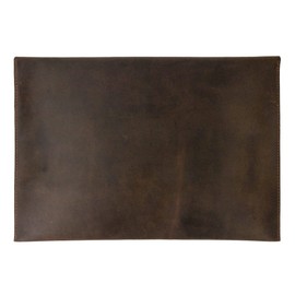 Hide & Drink, Rustic Case Compatible with MacBook Air/Pro 13 Inch with M1 Chip, Handmade from Full Grain Leather (Bourbon Brown/Father's Day)