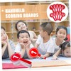 HOMSFOU 10pcs Handheld Score Paddles Number Boards for Voting Competition