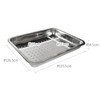 Grandios GD-ANATRAY Stainless Steel Tray, Perforated Bat, Cookware, Kitchen Utensils,