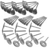 Gasea 45Pcs Wire Brushes Set, 3mm Shank Mini Wire Polishing
