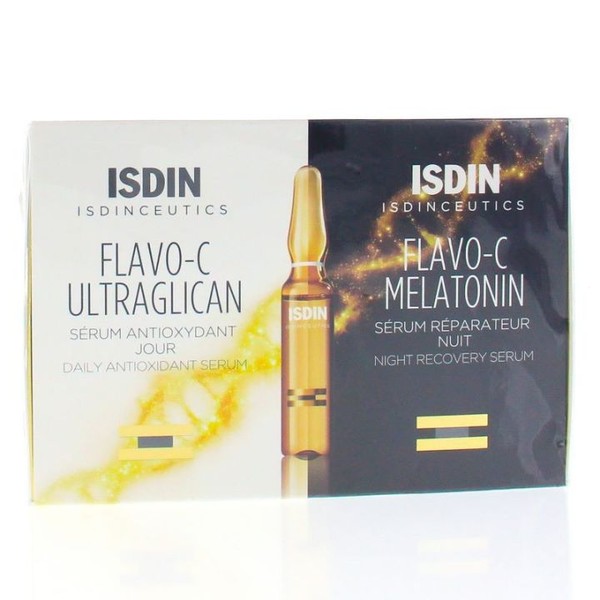 ISDIN Flavo-C Ultraglican + Flavo-C Melatonin 20 ampoules*