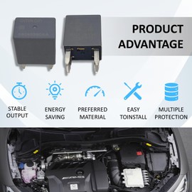 Automotive Power Relay 68083380AA 12VDC 35A 4Pins Compatible with 12088567