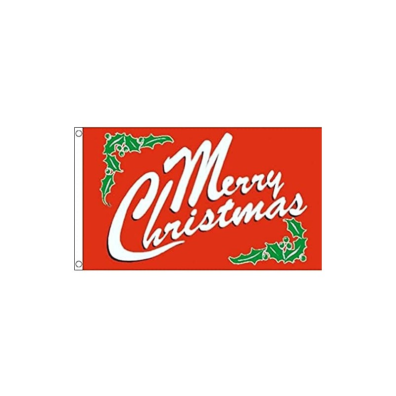 AZ FLAG Merry Christmas Red Flag 2' x 3' -
