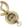 Push Button Brass Pocket Compass Direction Compass Pocket & Gift
