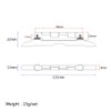 Alnicov Guitar Bridge Adjustable Mandolin Bridge Compensated Rosewood for Mandolin