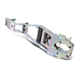 Auto Dynasty Factory Style Front Outer Door Handle Base Compatible with VW Golf Jetta Passat Base 1998-2010, Passenger Right Side, Bare Zinc