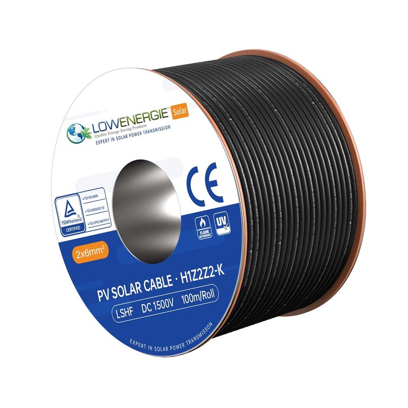 LOWENERGIE Solar Panel Cable H1Z2Z2-K Double insulated 1800V high performance