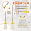 Heavy Duty Commercial Clip Mop with 48" Long Handle –