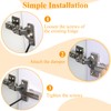EFUTURETIME 8 x Door Damper Cabinet Soft Close Retrofit Door