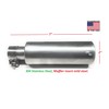 ARSPORT Slip-On Muffler 304 Stainless Steel with SS Clamp for