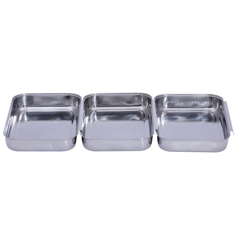 Maximex Breading Set Stainless Steel 3-Piece Set - 3-Piece Stainless