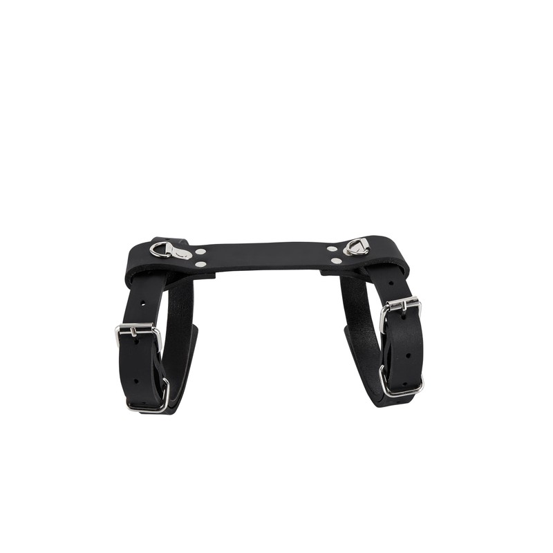 RiderVibe Thick Leather Carry Strap Blanket Holder for Motorcycle Picnic