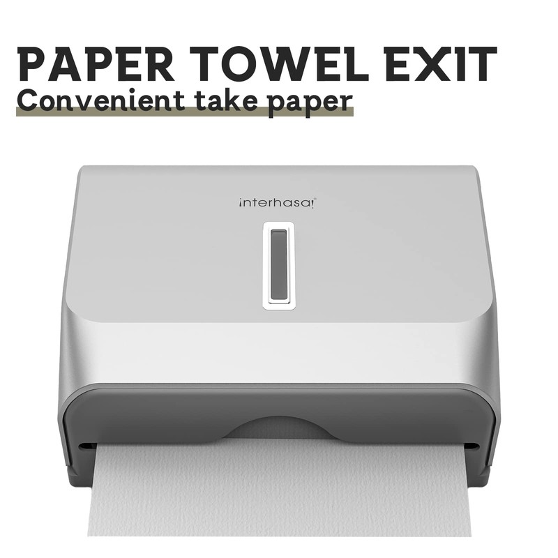 interhasa! Commercial Paper Towel Dispenser Wall Mounted C-fold Hand Towel