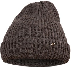 NYTTED® Merino Hat - Made in Germany - 100% Finest Merino Wool - Wool Hat for Autumn and Winter - Unisex - Beanie for Men and Women - Warm Winter Hat - Merino Beanie, taupe