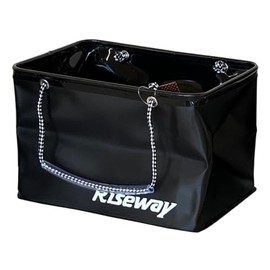Riseway UEV-044 Surf Fishing Folding Backman (No Lid) 13.0 inches (33 cm), Black