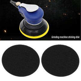 The Lord of the Tools 2PCS M6 Thread Polishing Pad 12000 RPM Velvet-Backed Sandpaper Pneumatic Sander Sticky Disc Sanding Chassis Power Tools Accessories 75mm