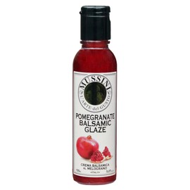 Italian Natural Flavored Pomegranate Balsamic Glaze From Mussini, 5.1 Ounces