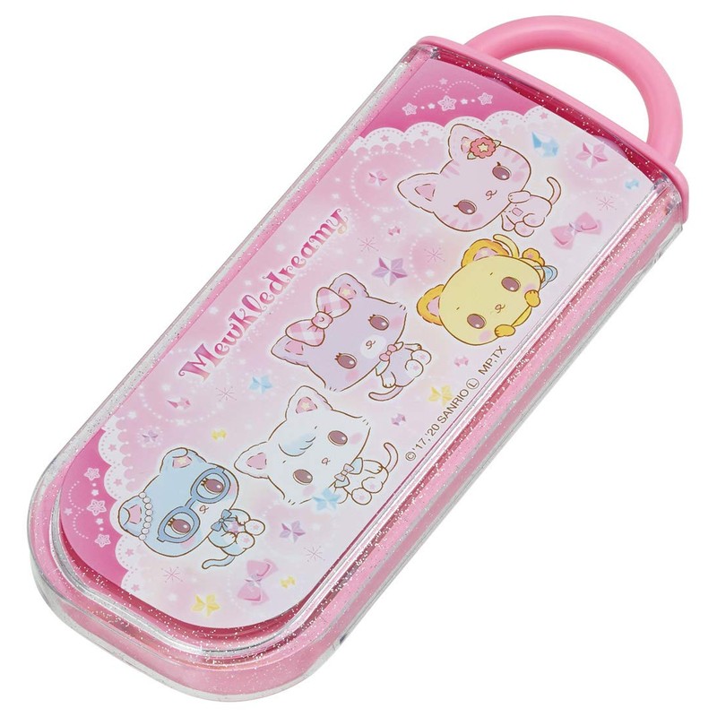 Skater Sanrio Children's Spoon and Fork Set, Mucul Dreamy Friends,