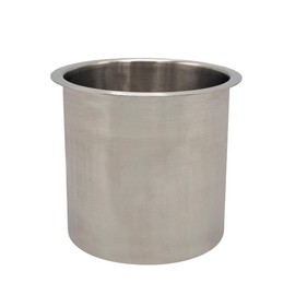 Outwater 6" (Nominal) Diameter x 6" Height 304 Stainless Steel Trash Grommets for Countertop Inserted Trash Chutes
