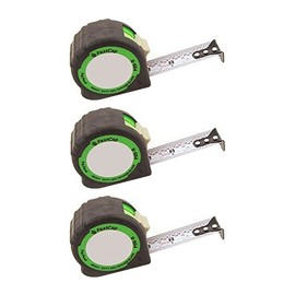 Fastcap PSSR-25 25' ProCarpenter Lefty/Righty Standard Measuring Tapes, 3-Pack