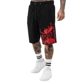 Tapout Men's Shorts, black / red