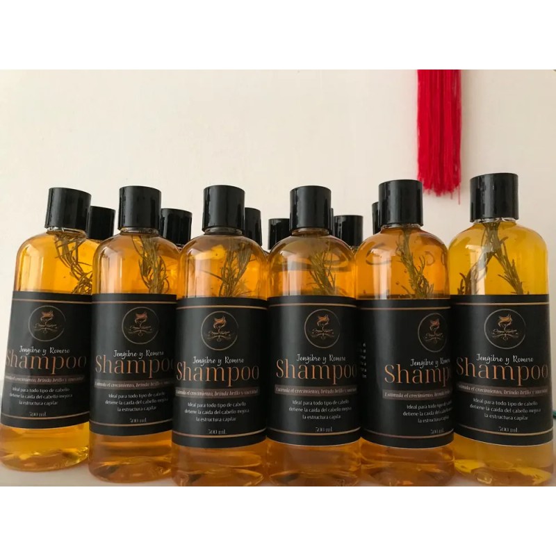 Shampoo De Jengibre Y Romero