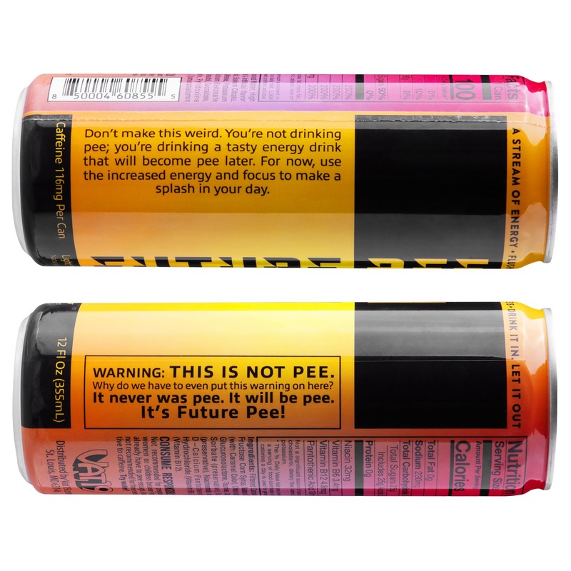 Vat19 Future Pee Energy Drink (3-Pack (12 oz), Citrus)
