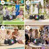Bubble Machine, Rechargeable Dual-Nozzle Bubble Machine with Remote Control, 30000+