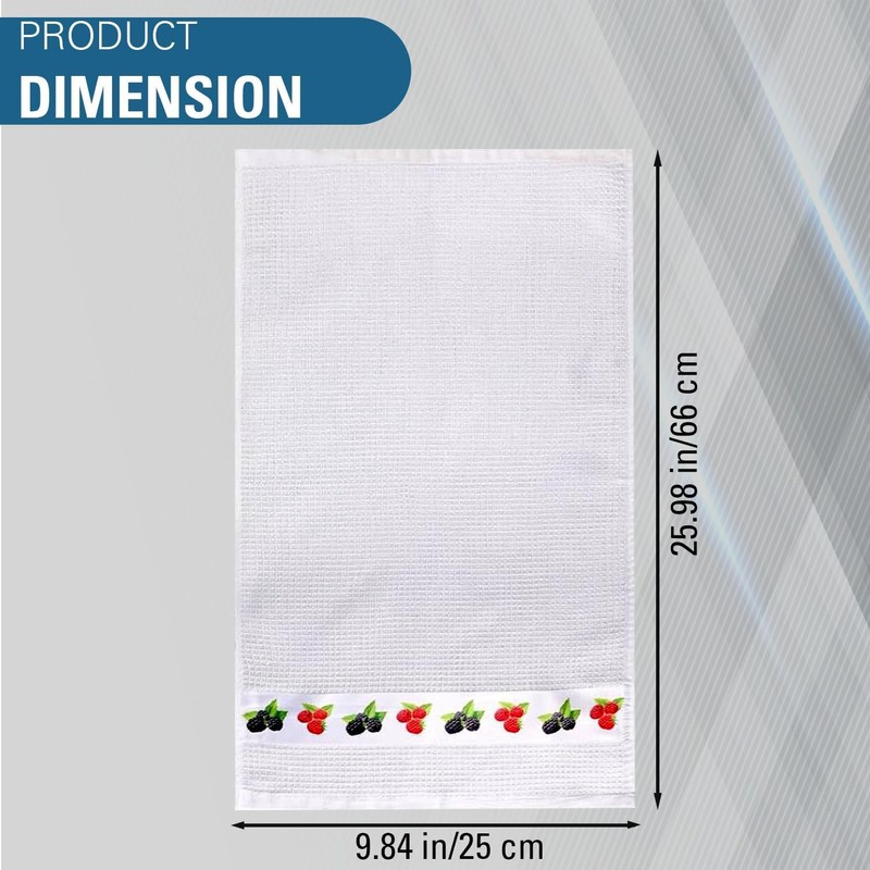 ProBytes Tea Towels 6 Pack - Super Absorbent 10/90 PolyCotton