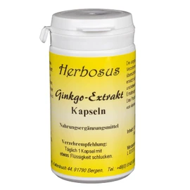 Herbosus Ginkgo Extract Capsules for Concentration