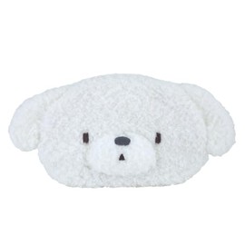 Sanlemon P-9452 Soft Cotton Pouch, Dog, WH 7.1 x 2.0 x 3.9 inches (18 x 5 x 10 cm), Miscellaneous Goods, Small Items, Gusset, Zippered, Animal Dog