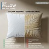Utopia Bedding Set of 2 Waterproof Pillow Protectors with Zipper
