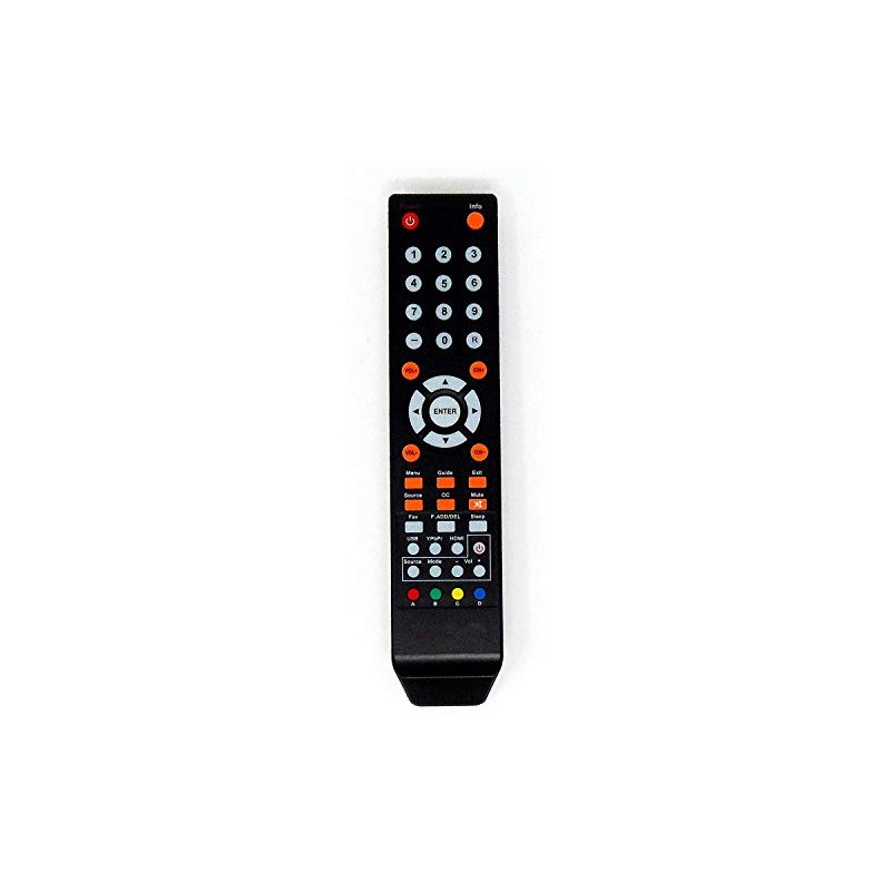 Universal Replacement Remote Control for Sceptre TV U435CV-UMR C550CV-UMR E195BD-SR