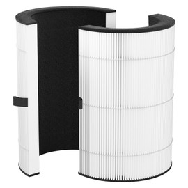 Luripid 2 Pack T10i Replacement Filter, Compatible with Blueair Comfortpure 3-in-1 Air Purifier, True Filter and High-Efficient Activated Carbon Filter