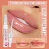 Instant Volumizing Lip Plumper Gloss - Hydrating, Moisturizing Clear Lip