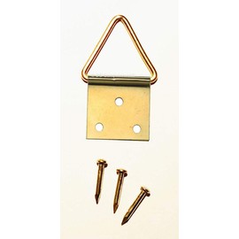 Pack of 100 Picture Eyelets - Size: 4 (32 x 16mm) - Includes Nails | Picture Hooks | Picture Hangers | Picture Hooks | Picture Frame | Picture Mounting | Framing Accessories | Wall Mount | Hanging