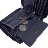Edwin Men's Bi-Fold Wallet, Synthetic Leather, Round Zip, Coin Storage,