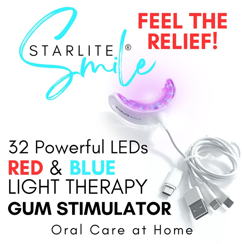 Starlite Smile Blue Light Red Light Gum Light, Periodontal Light,