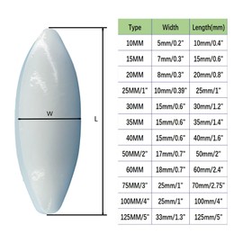 LUERFLEX Oval Magnetic Stirring Bars 70mm Pack of 1