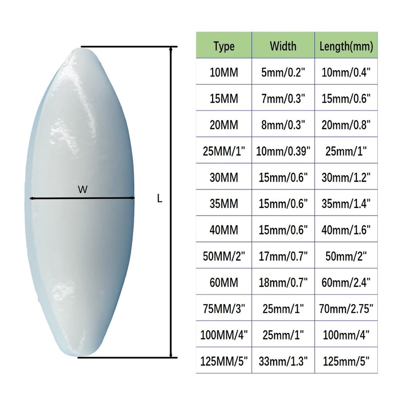 LUERFLEX Oval Magnetic Stirring Bars 70mm Pack of 1