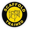 Unbranded/Generic pair Scaffold Trained Hard Hat Decals Helmet Stickers Safety