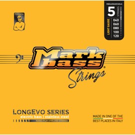 Markbass Longevo Series Strings 5s 40-120 Stainless Steel String Set for 5-String Electric Bass