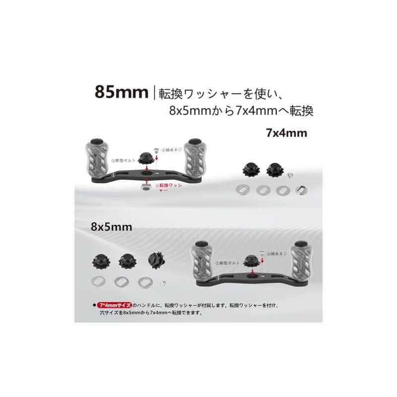 GOMEXUS FH95/85 Reel Handle, Daiwa (Daiwa) Shimano (Shimano) Bait Reel