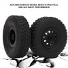 Tbest 4-Piece RC Tyre, 1/16 RC Caterpillar Car Off Roader
