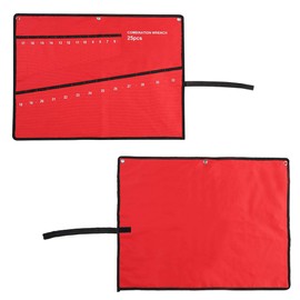 25 Pocket Wrench Roll Up Pouch, Canvas Tools Bag Organizer Storage Spanner Plier Holder